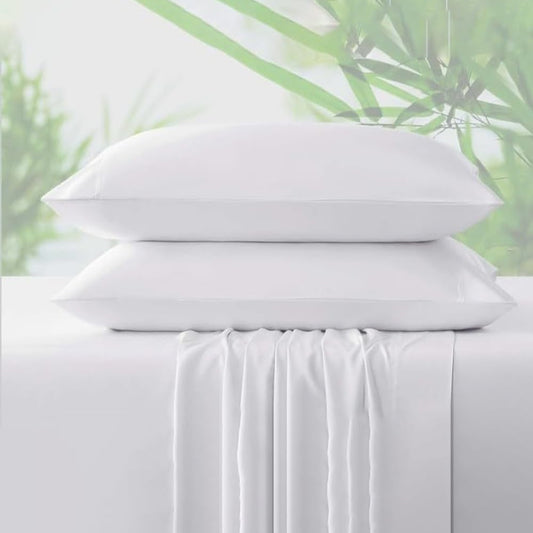 Cooling Pillowcases for King Size Pillows, King Size Pillow Cases, 100% Cotton Pillowcases, Machine Washable, Set of 2 Pillowcases (King Size)