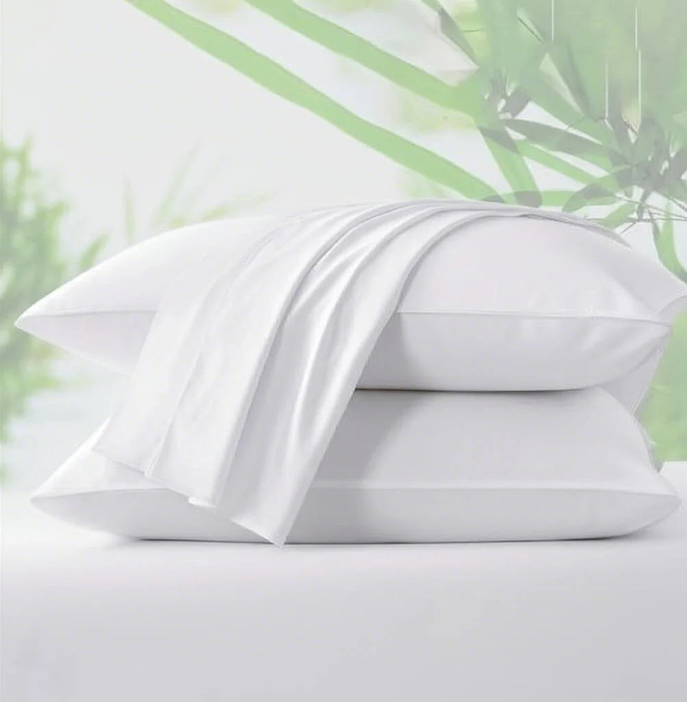 Cooling Pillowcases for King Size Pillows, King Size Pillow Cases, 100% Cotton Pillowcases, Machine Washable, Set of 2 Pillowcases (King Size)