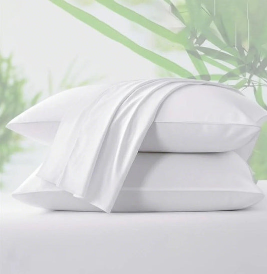 Cooling Pillowcases for King Size Pillows, King Size Pillow Cases, 100% Cotton Pillowcases, Machine Washable, Set of 2 Pillowcases (King Size)